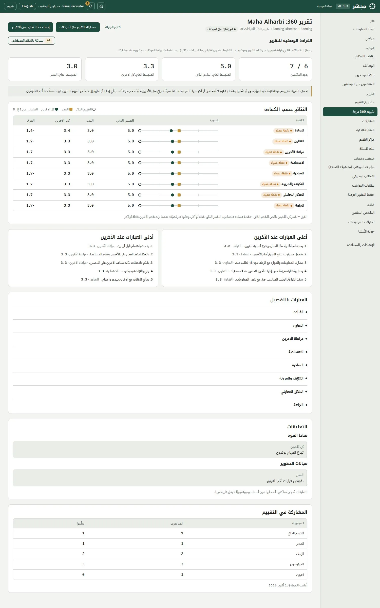تقرير ٣٦٠